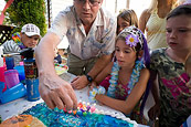 Dad Lighting The Candles